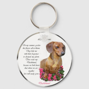 Llavero Dachshund Doxie Aovers Art