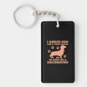 Llavero Dachshund Es Mi Verdadero Amigo