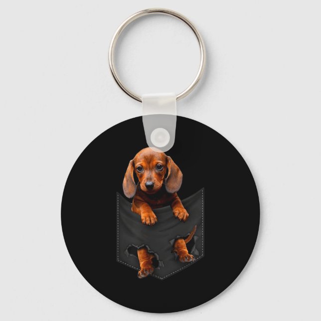 Llavero Dachshund In My Cket  (Anverso)