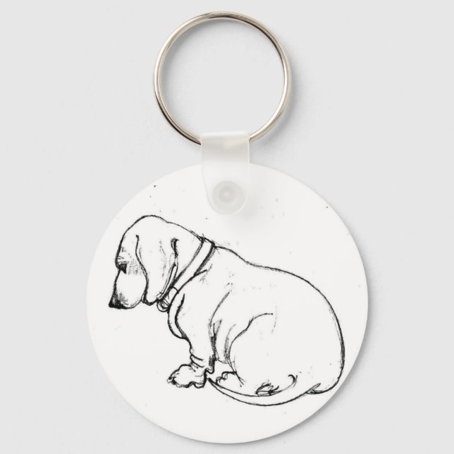 Llavero Dachshund key ring (Anverso)