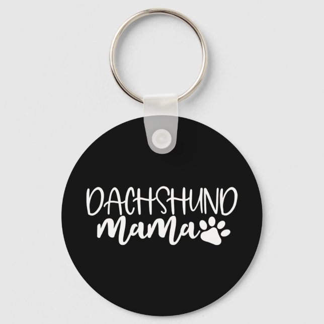 Llavero Dachshund Mama Wiener Dog Mom Birthday Gift (Anverso)