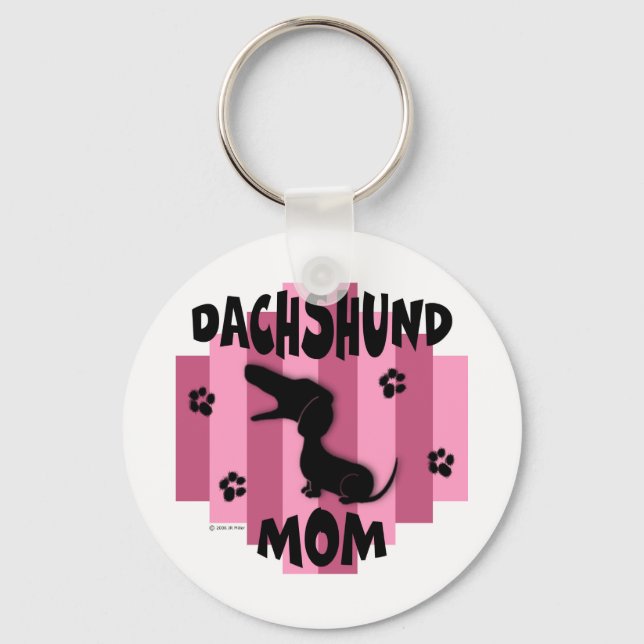 Llavero Dachshund Mom Keychain (Anverso)
