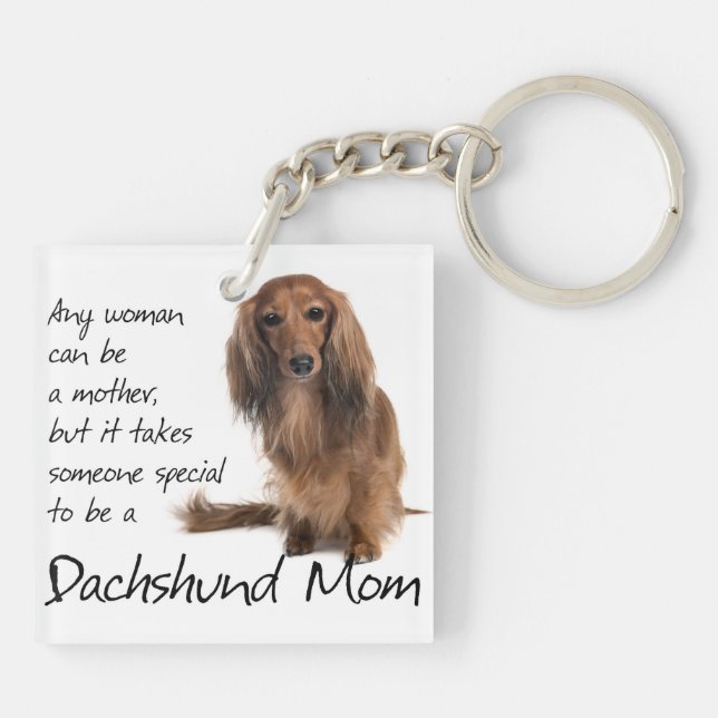 Llavero Dachshund Mom Keychain (Atrás)
