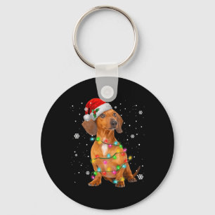 Llavero Dachshund Perros Árboles Navidades Regalos De Navi