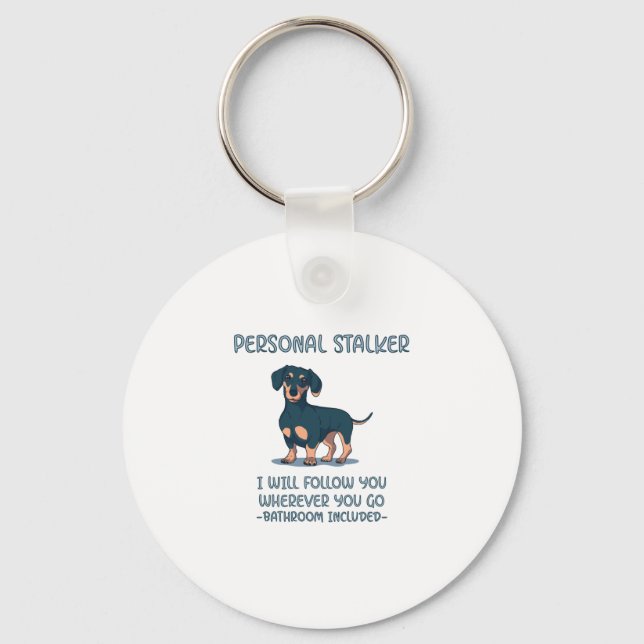 Llavero Dachshund Personal Stalker (Anverso)