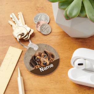Llavero Dachshund Puppy Dog Mascota