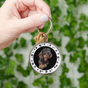 Llavero Dachshund Puppy Photo Keychain