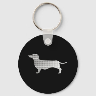 Llavero Dachshund Silhouette De Muchos