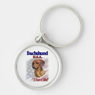 Llavero Dachshund USA
