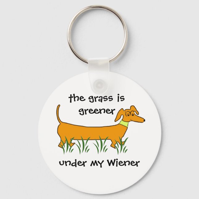 Llavero Dachshund Wiener (Anverso)