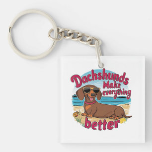 Llavero Dachshunds lo hacen mejor