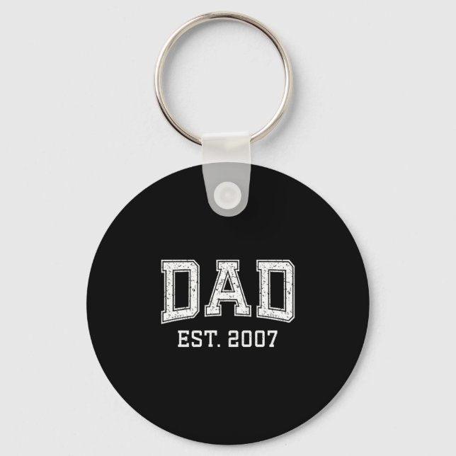 Llavero Dad Est 2007 Dad D Fathers Day Ized  (Anverso)