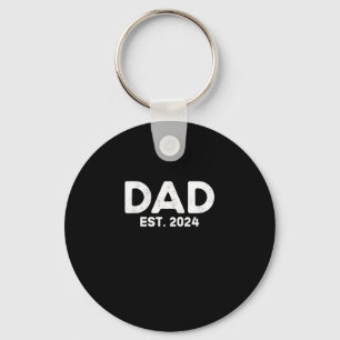Llavero DAD Est. 2024, padre para ser 2024, nuevo padre 20