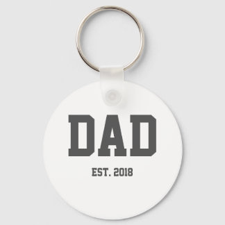 Llavero Dad established keychain