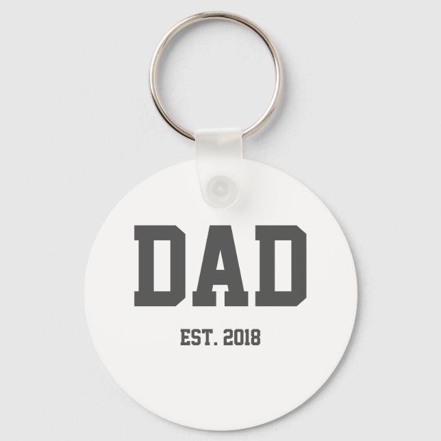 Llavero Dad established keychain (Anverso)