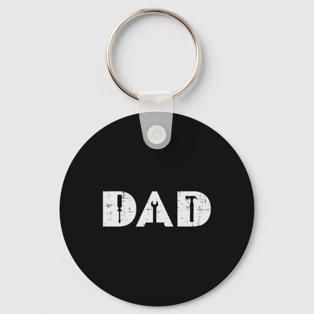 Llavero Dad Handy Tools Funny Fathers Day Mechanic Daddy P (Anverso)