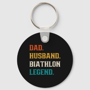 Llavero Dad Husbynd Biathlon Legend Biathlon Lover