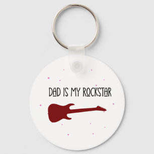 Llavero Dad is my rockstar