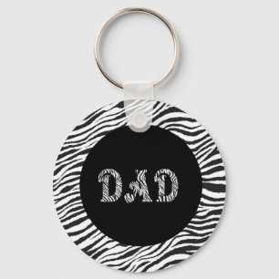 LLAVERO DAD KEYCHAIN -ZEBRA FRAME