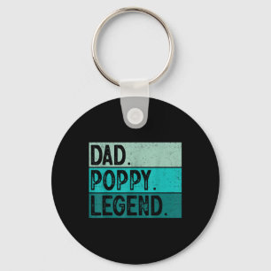 Llavero Dad Poppy Legend - Vintage Distancia Negrita Adora
