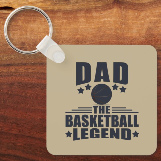 Llavero dad the basketball legend (Anverso)