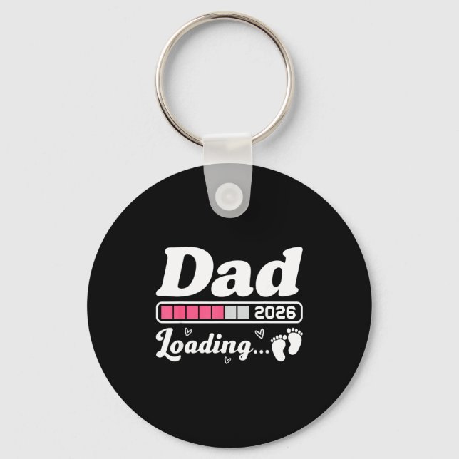 Llavero Dad To Be 2026 Loading Nk Pregnancy Reveal New Dad (Anverso)