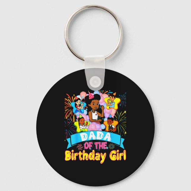 Llavero Dada Of Birthday Girl Gracie Birthday Dolls Girl P (Anverso)