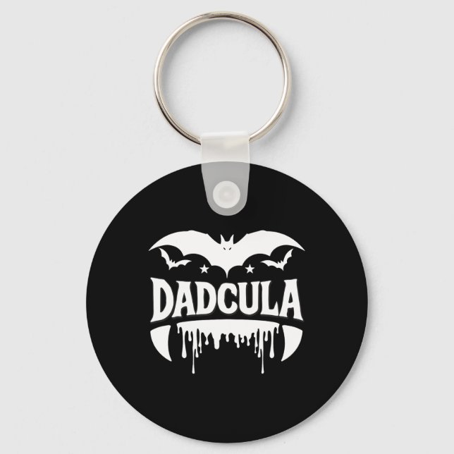 Llavero Dadcula Halloween Bat Vampiros Fangs Flower Effect (Anverso)