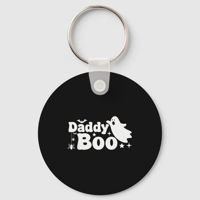 Llavero Daddy Boo Funny Ghost Halloween Family Matching  (Anverso)