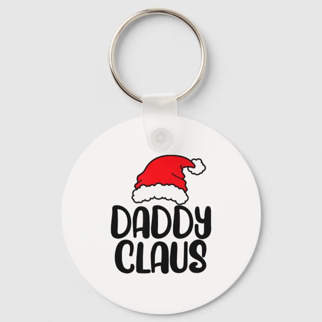 Llavero Daddy Claus, Family Matching Christmas Father Men  (Anverso)