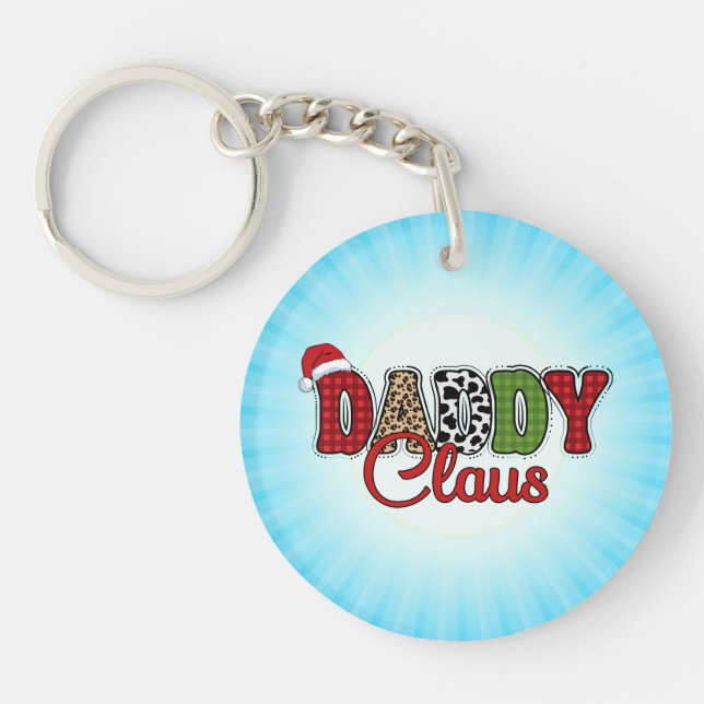 Llavero Daddy Claus Plaid Pattern-60095 (Frente)