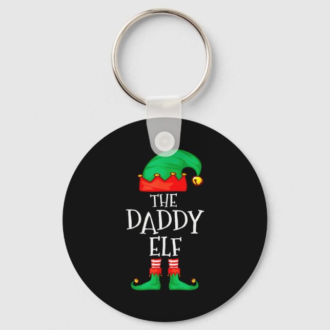 Llavero Daddy Elf Family Christmas Daddy Dad Father Elf Sw (Anverso)