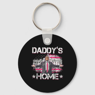 Llavero Daddys home Trump Pink 2024