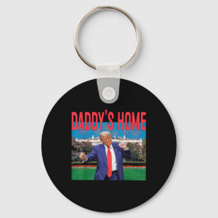 Llavero Daddys home Trump Pink Trump 2024 Take America Bac