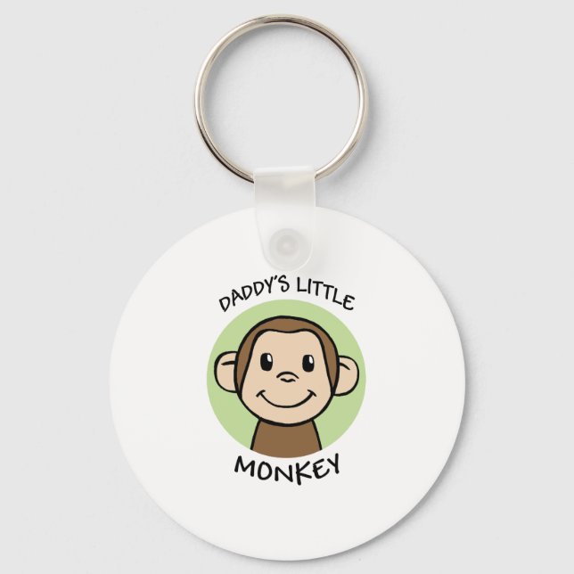 Llavero Daddy's Little Monkey (Anverso)