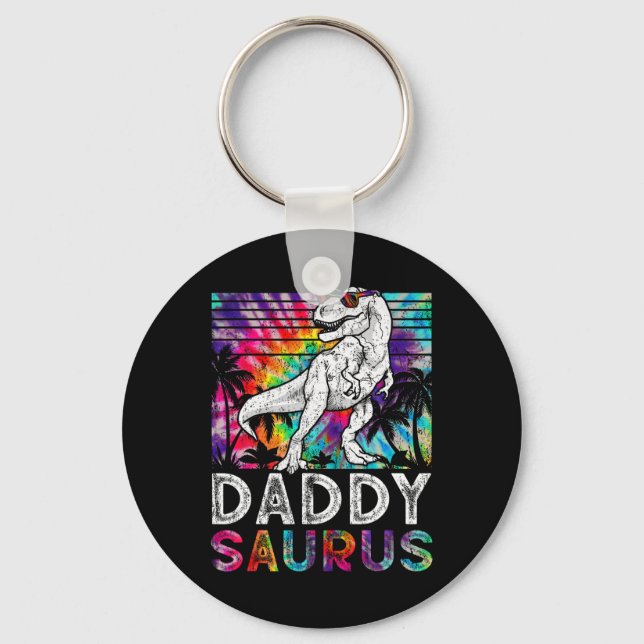 Llavero Daddysaurus Dinosaur Daddy Saurus Familia Combinan (Anverso)