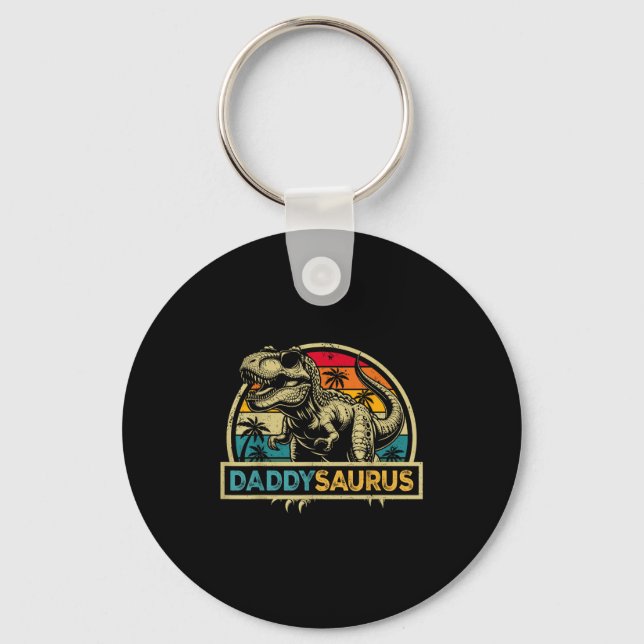 Llavero Daddysaurus T Rex Dinosaur Daddy Saurus Family Mat (Anverso)
