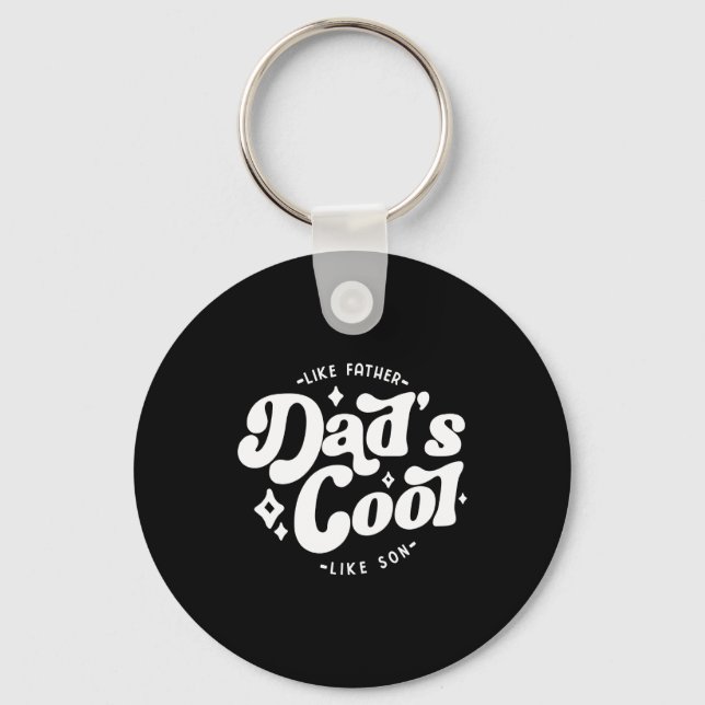 Llavero Dads Cool Funny Dad Matches Sons Cooler  (Anverso)