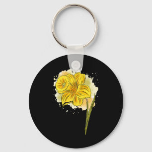 Llavero Daffodil Daffodils Flores Primavera Floral Día de 