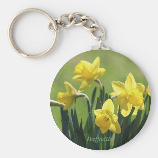 Llavero ¡Daffodils de primavera! (Frente)