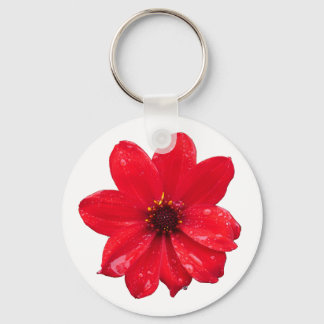 Llavero Dahlia en la lluvia
