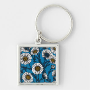 Llavero Daisies en azul