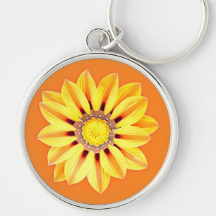 Llavero Daisy africano / Gazania - Naranja y amarillo
