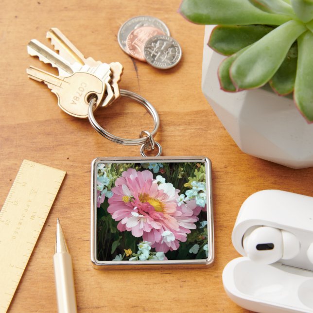 Llavero Daisy en rosa (Escritorio )