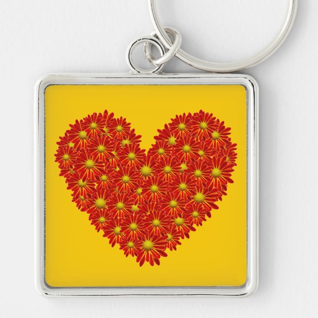 Llavero Daisy Heart (Frente)