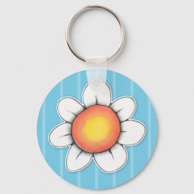 Llavero Daisy Joy blue Keychain (Anverso)