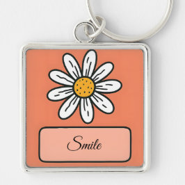 Llavero Daisy Keychain personalizado Regalo de flor de man
