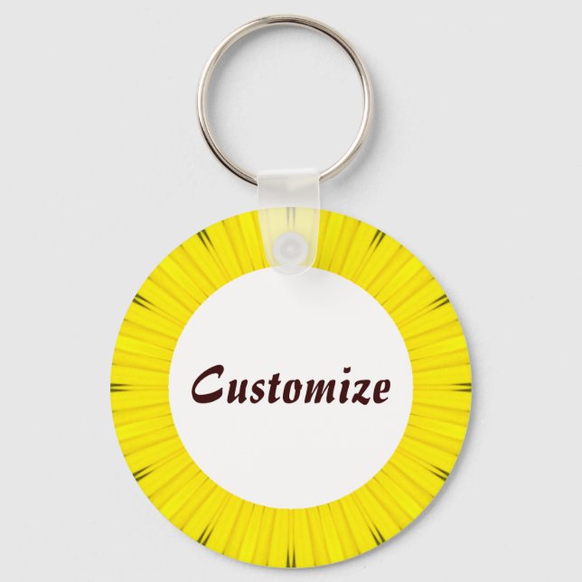 Llavero Daisy Mandala Template 01 (Anverso)