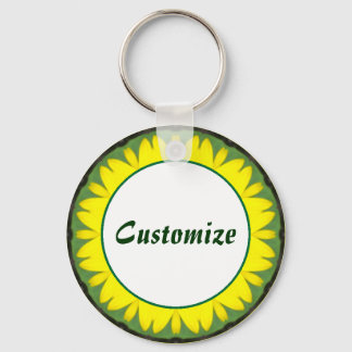 Llavero Daisy Mandala Template 03