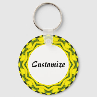 Llavero Daisy Mandala Template 21